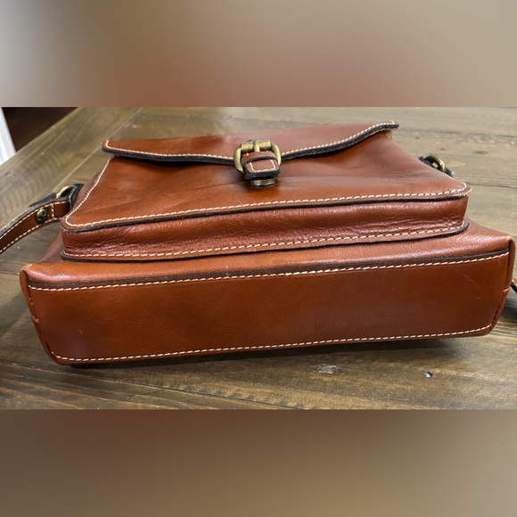 Patricia Nash Brown Leather Crossbody Bag - Picture 9 of 14